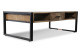 Table Basse 1 Tiroir Bois Marron 120x60x40cm