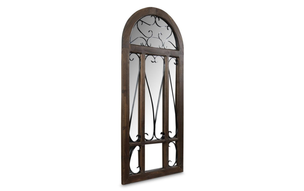 Miroir Ancien Vertical Bois 60x3x130cm