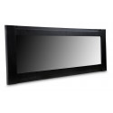 Large Black Wood Mirror 142x3x52cm