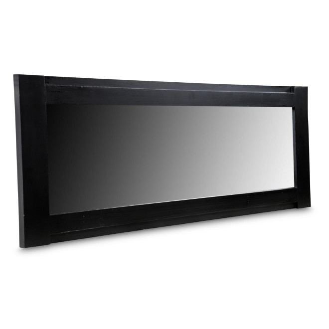 Grand Miroir Bois Noir 150x2x40cm