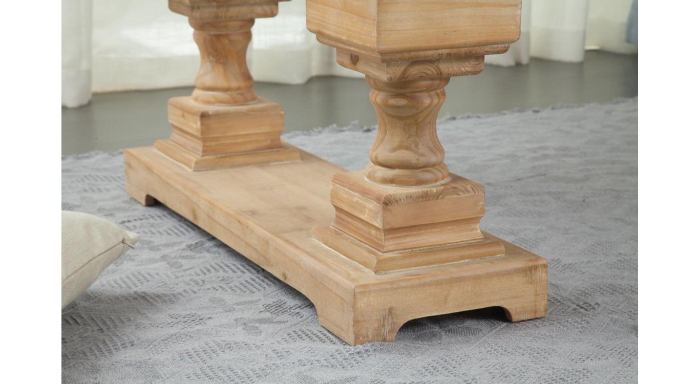 Table à Manger Bois Marron 180x90x80cm