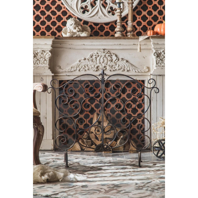 Manteau de Cheminée Bois Blanc 148x28x110cm