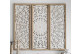 Triptychon Holz Weiß 102x3x94cm