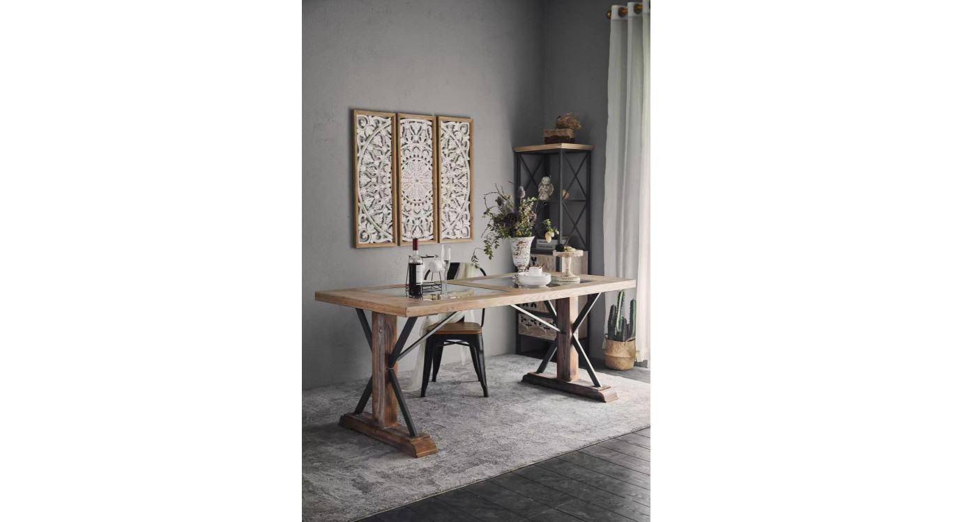 Esstisch Holz Braun 180x85x78cm