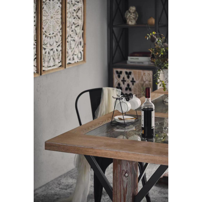 Esstisch Holz Braun 180x85x78cm