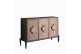 Sideboard Holz Braun 133.5x40x87.5cm