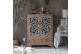 Credenza 1 cassetto in legno marrone 83x38x102cm