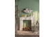 Kaminmantel Holz Weiß 100x30x110cm