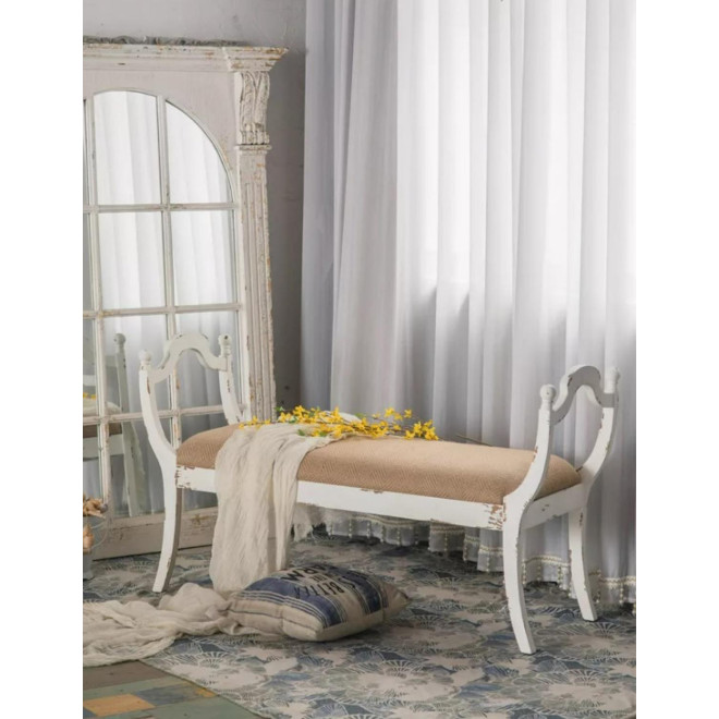 Banc Bois Blanc 139x45.5x78cm