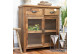 Anrichte mit 2 Schubladen Holz Braun 78x36x85cm