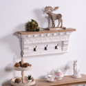 White Wood Shelf 81x15x35.3cm