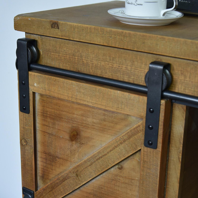 Anrichte mit 5 Schubladen Holz Braun 79x42x85.5cm