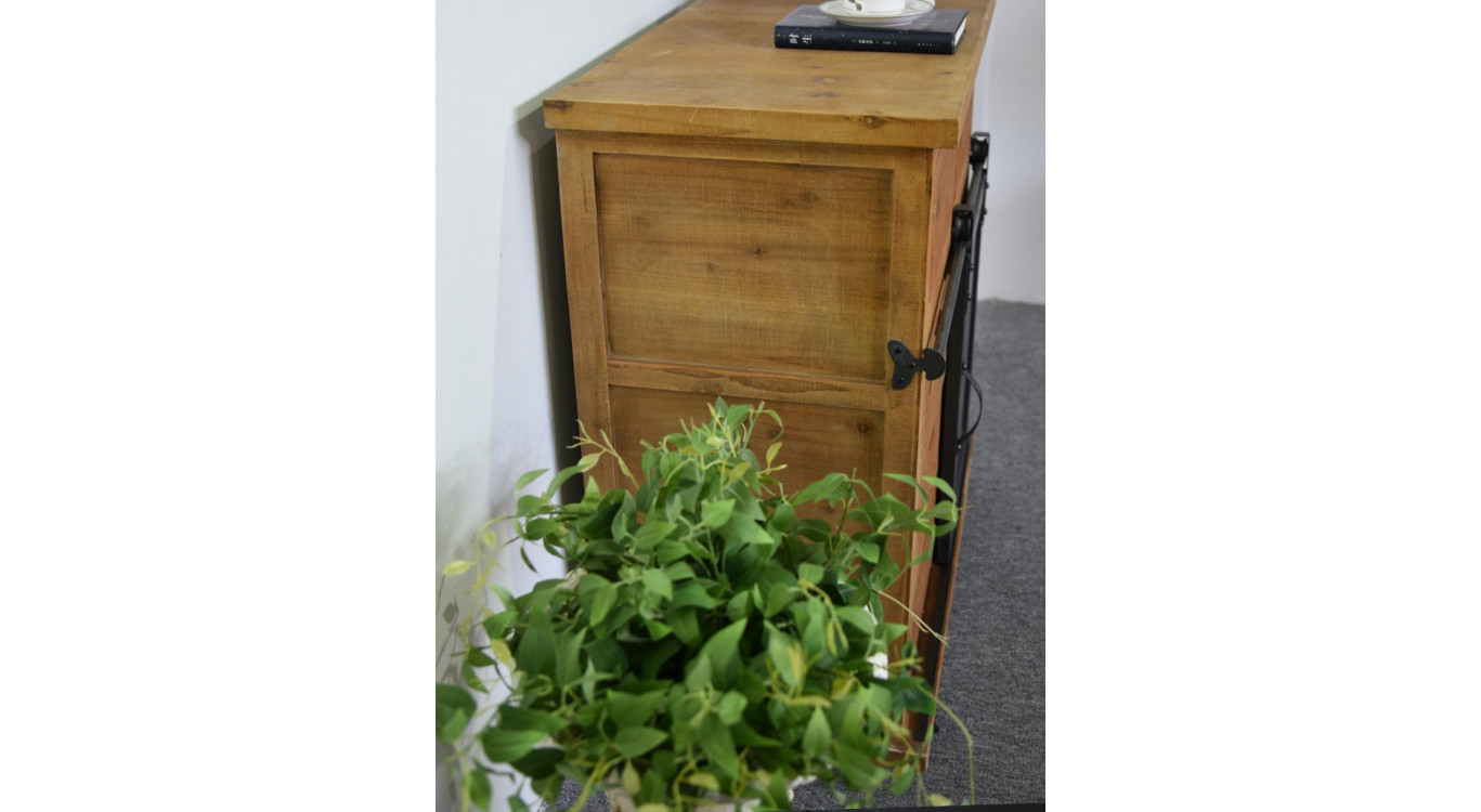 Anrichte mit 5 Schubladen Holz, Metall Braun 79x42x85.5cm