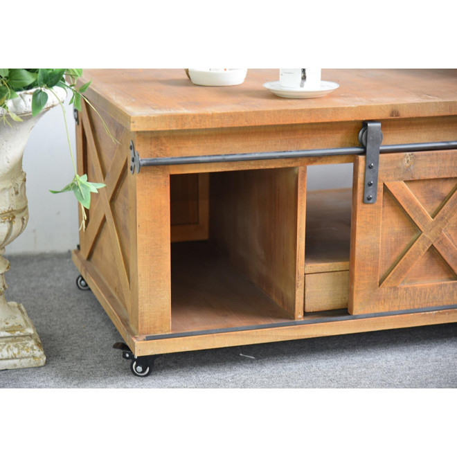 TV-Möbel 1 Schublade Holz Braun 120x60x46.5cm