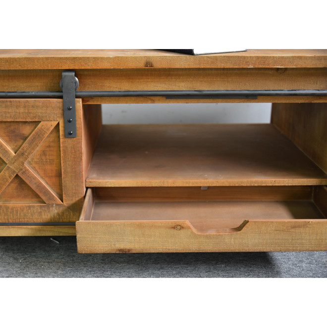 TV-Möbel 1 Schublade Holz Braun 120x60x46.5cm