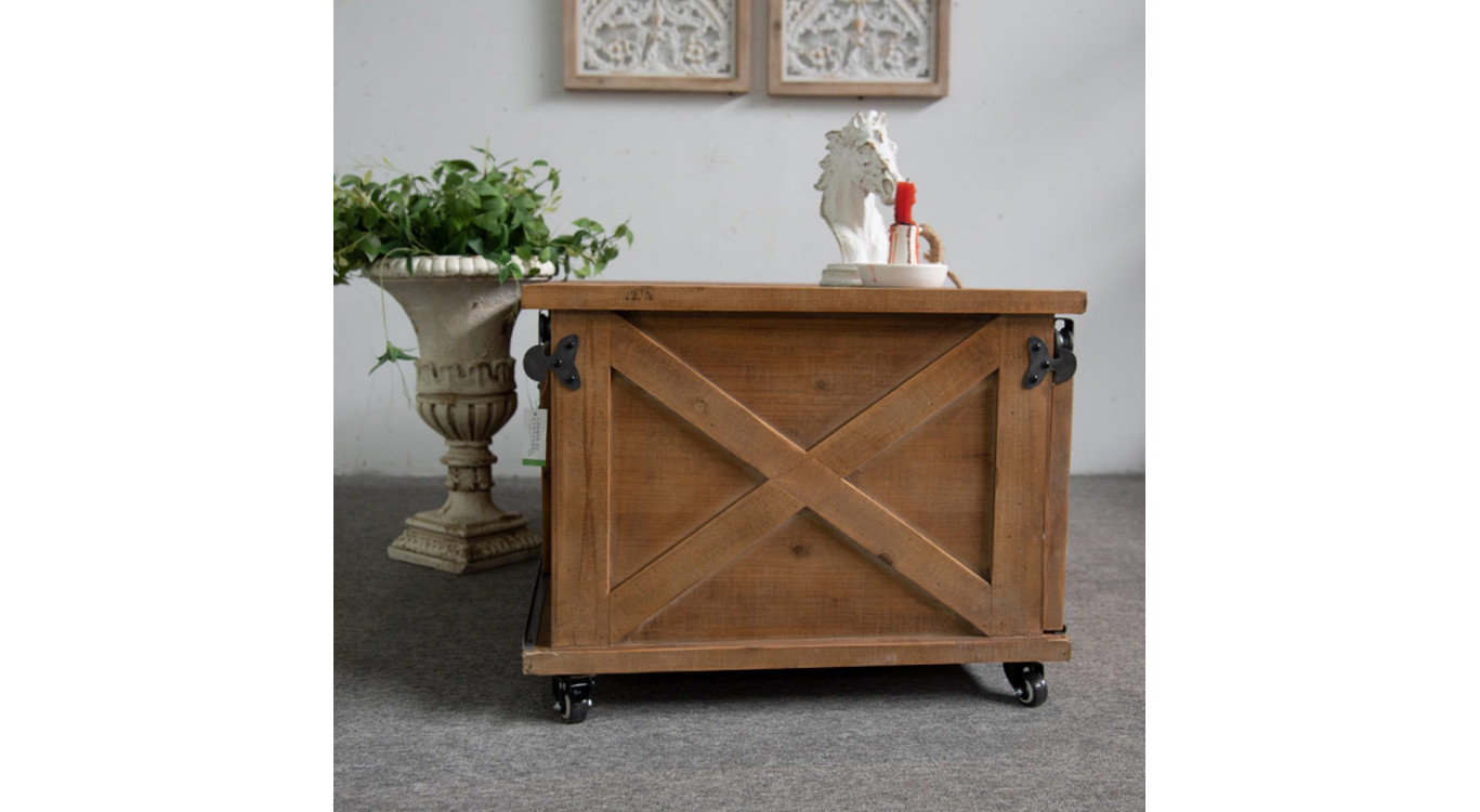 TV-Möbel 1 Schublade Holz Braun 120x60x46.5cm