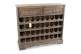 2-Drawer Wooden Bottle Cabinet 108.5x30.5x98.5cm