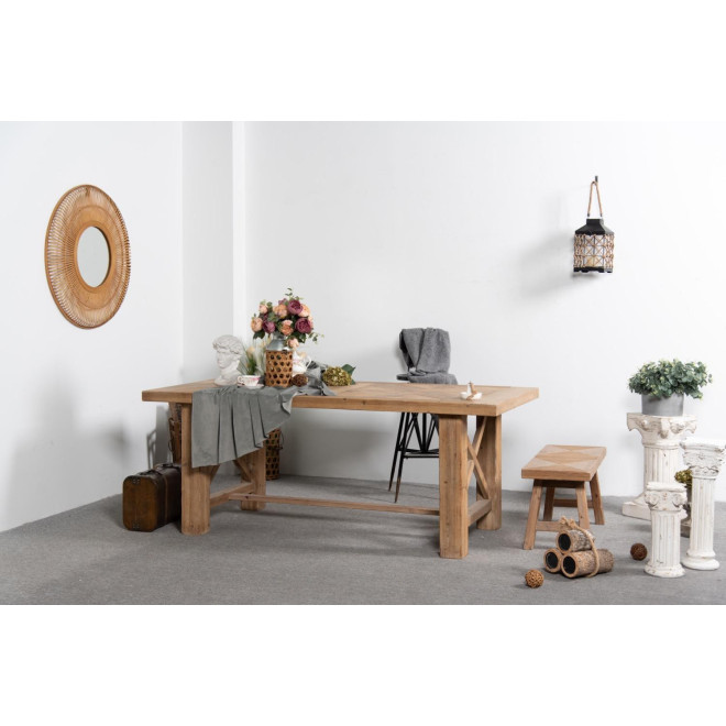 Esstisch Holz Braun 200x100x80cm