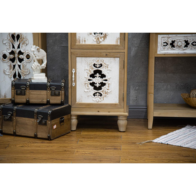 Buffet Bois Marron 50x35x130cm