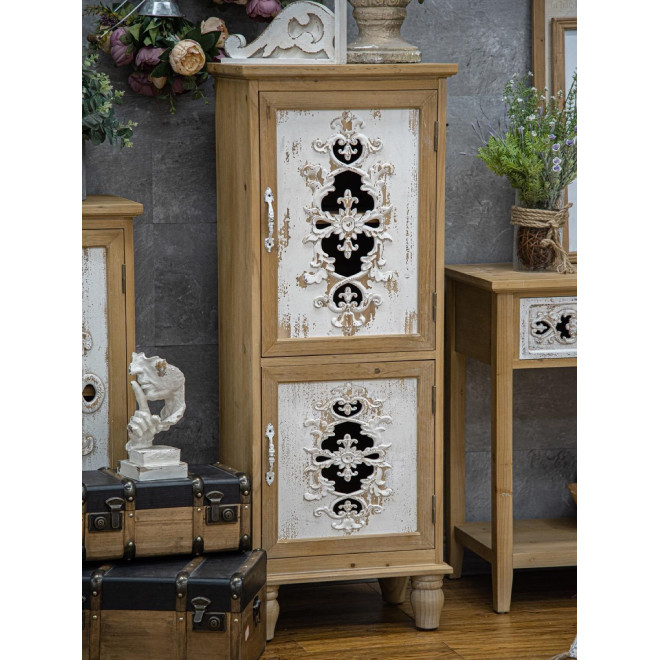 Buffet Bois Marron 50x35x130cm