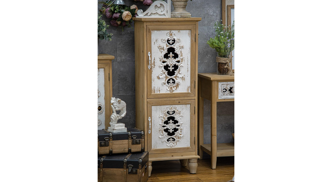 Buffet Bois Marron 50x35x130cm