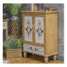 Buffet 1 Tiroir Bois Marron 70x35x96cm