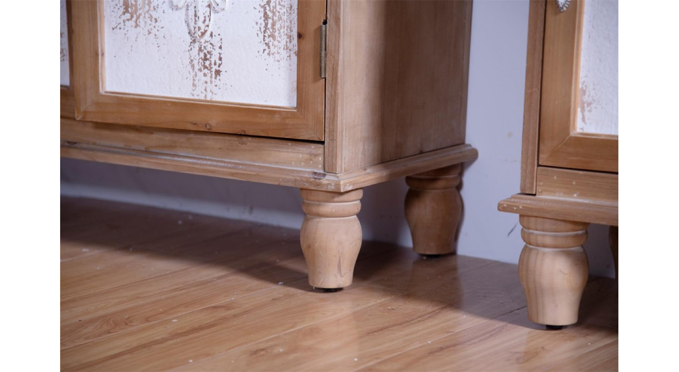 Anrichte Holz Braun 150x35x100cm