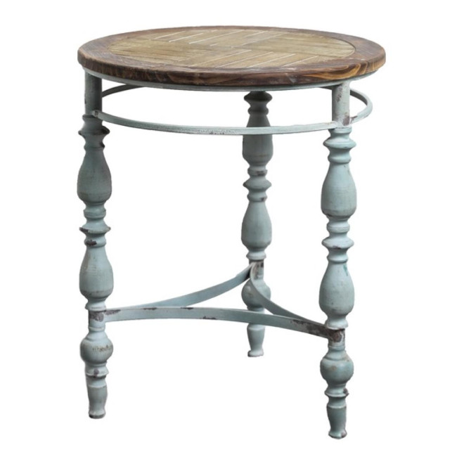 Console Bois Gris 51x51x60cm