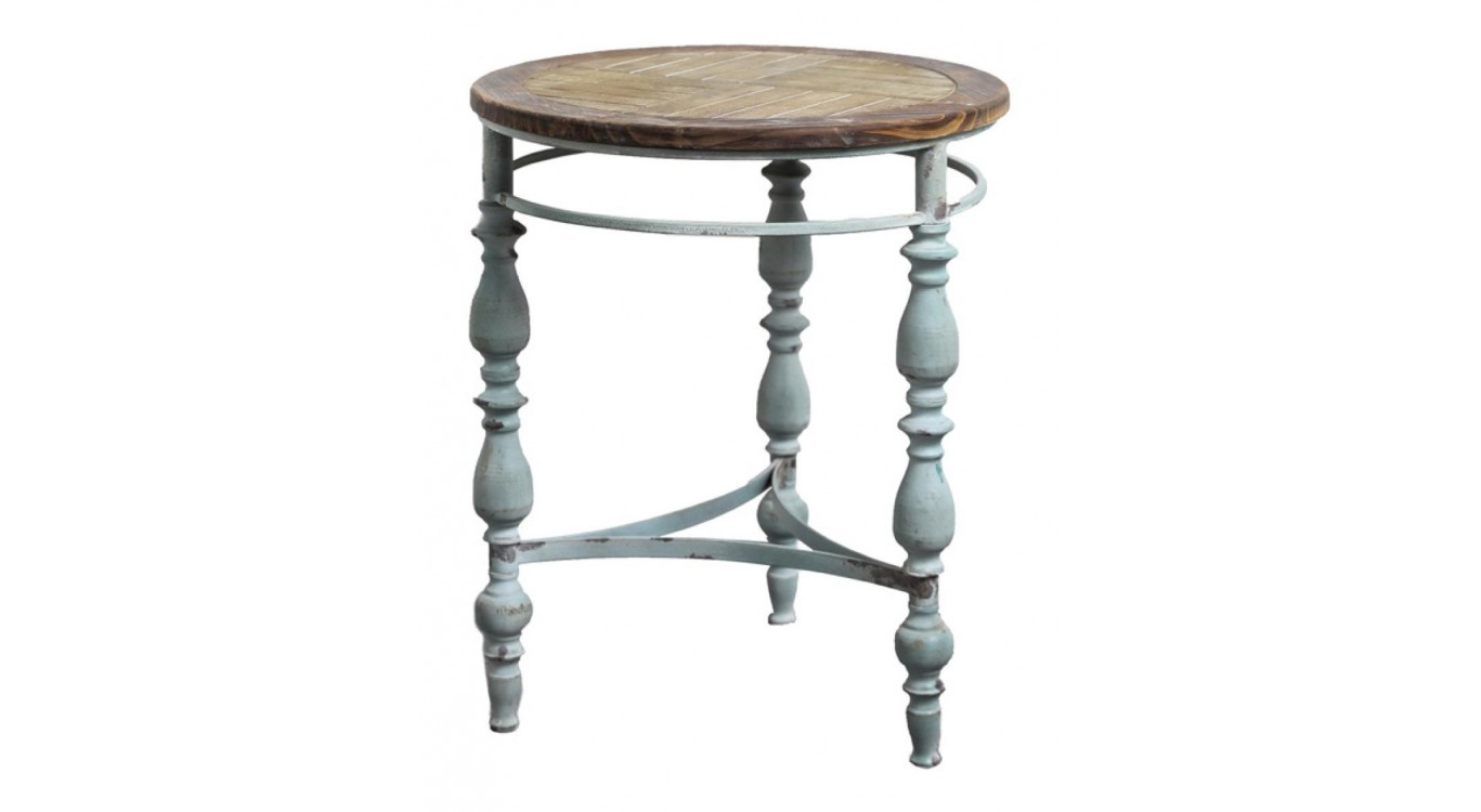 Konsole Holz Grau 51x51x60cm