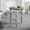 Console in legno grigio 51x51x60cm