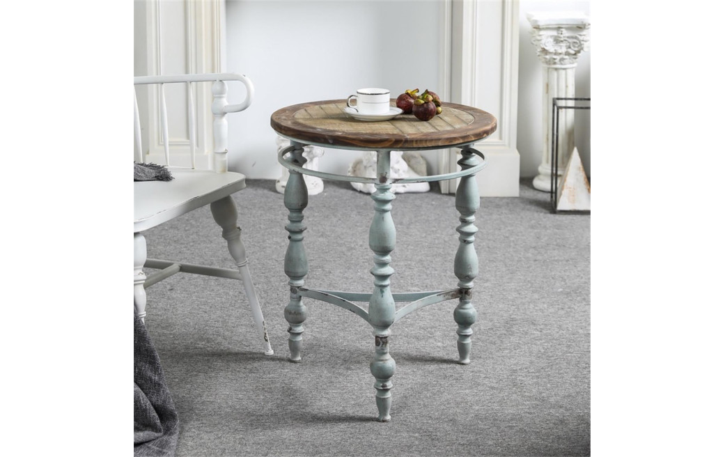 Console Bois Gris 51x51x60cm