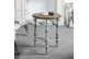 Consola de madera gris 51x51x60cm