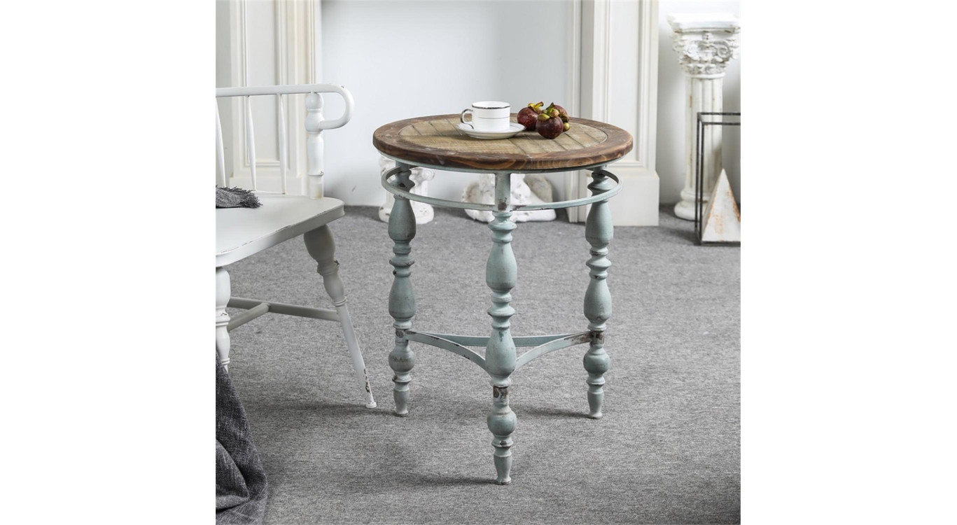 Konsole Holz Grau 51x51x60cm