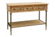 Konsole mit 3 Schubladen Holz, Metall Braun 122x45.5x80.5cm