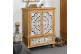 Buffet 1 Tiroir Bois Marron 80x36x101cm