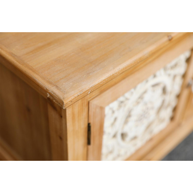 TV-Möbel 1 Schublade Holz Braun 150x40x51cm