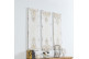 Triptychon Holz Weiß 34x3x120cm