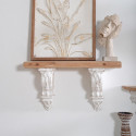 White Wood Shelf 60x18x31cm