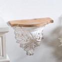 White Wood Shelf 30x16.5x27.5cm