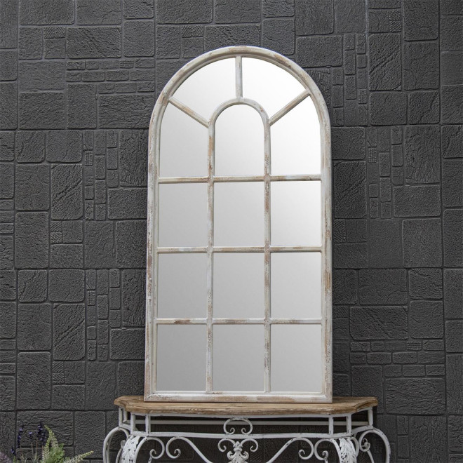Grand Miroir Bois Blanc 86x3.5x168cm