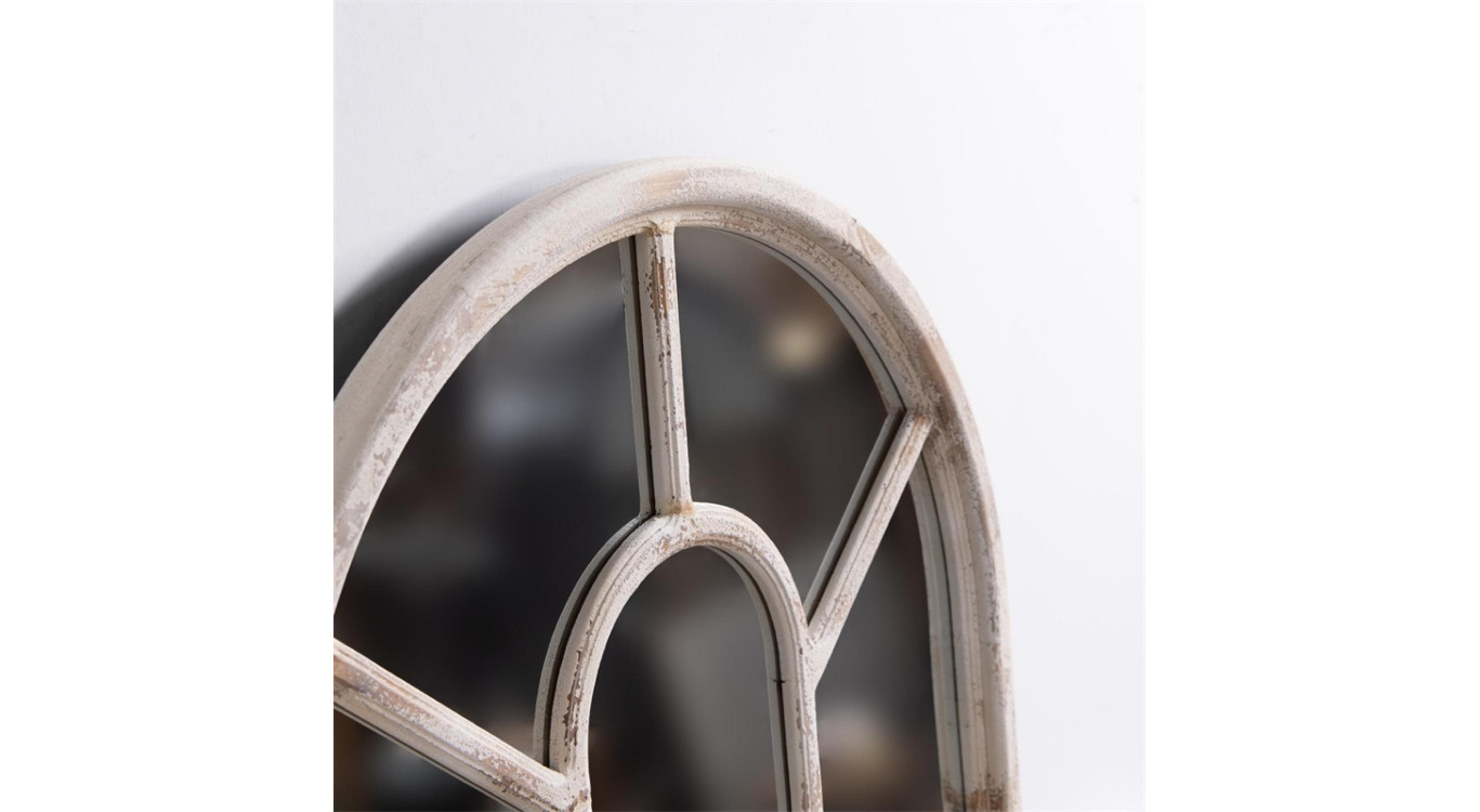 Grand Miroir Bois Blanc 86x3.5x168cm