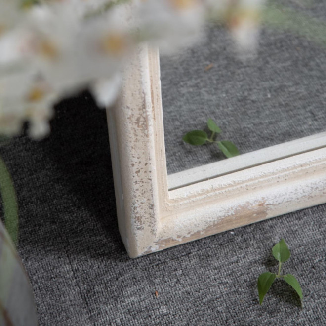 Grand Miroir Bois Blanc 86x3.5x168cm