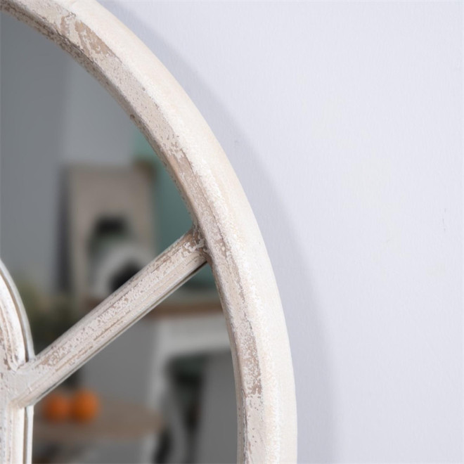 Grand Miroir Bois Blanc 86x3.5x168cm