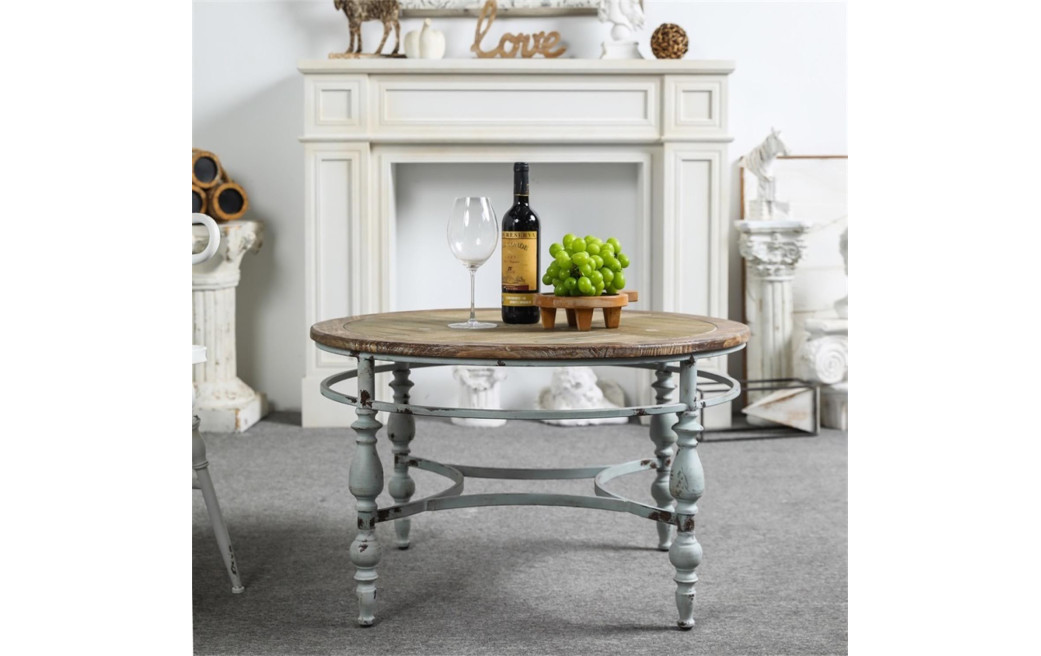 Esstisch Holz Grau 80x80x48cm
