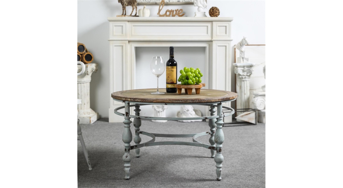 Esstisch Holz Grau 80x80x48cm