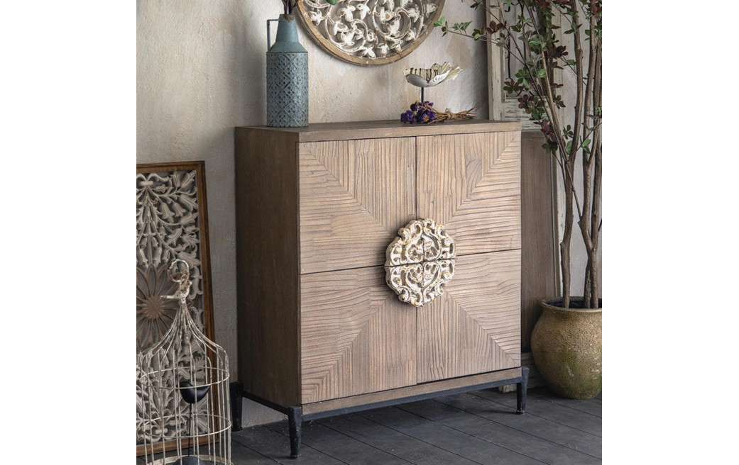 Buffet Bois Marron 86x41.5x92.5cm
