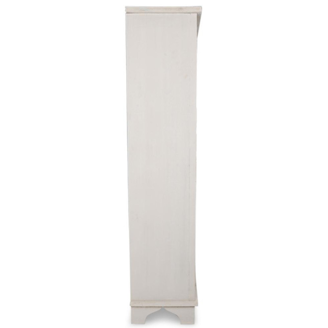 Chiffonnier 12 Schubladen Holz Weiß 71.5x34x152.5cm