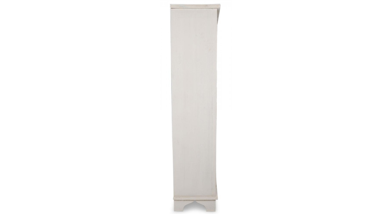 Chiffonnier 12 Tiroirs Bois Blanc 71.5x34x152.5cm