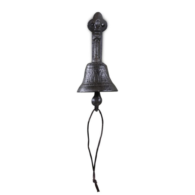 Glocke Gusseisen Braun 18x9.5x20cm