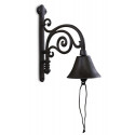 Glocke Gusseisen Braun 23.5x10.5x27cm